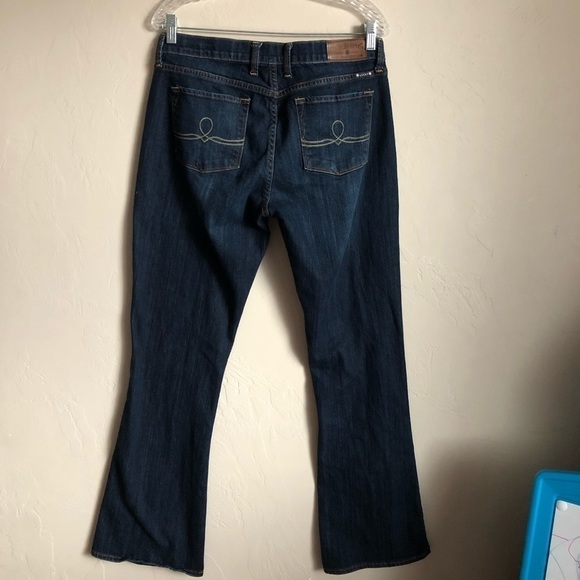 Lucky Sofia Boot Dark Wash Long Denim Jeans - Picture 5 of 8